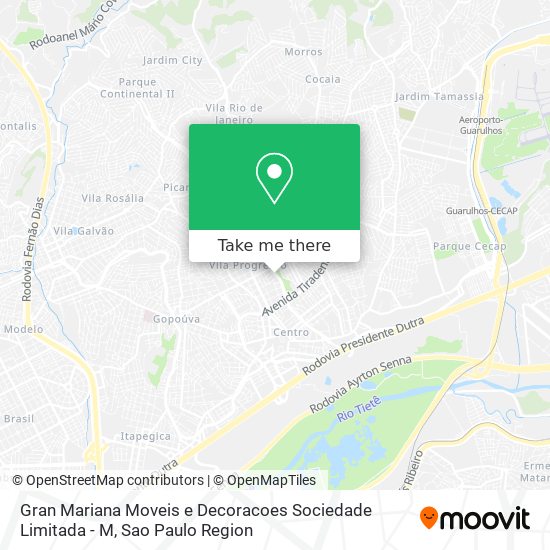 Gran Mariana Moveis e Decoracoes Sociedade Limitada - M map