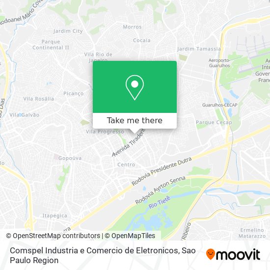 Comspel Industria e Comercio de Eletronicos map