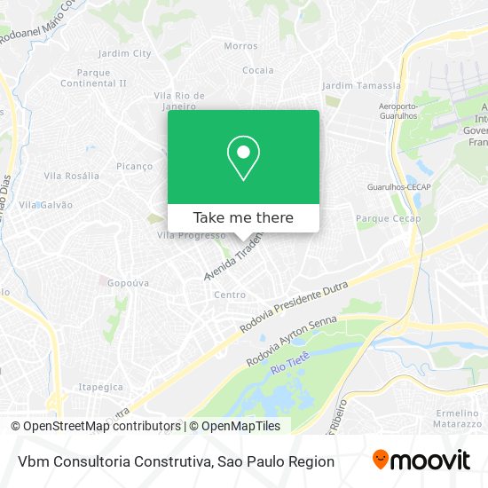 Mapa Vbm Consultoria Construtiva