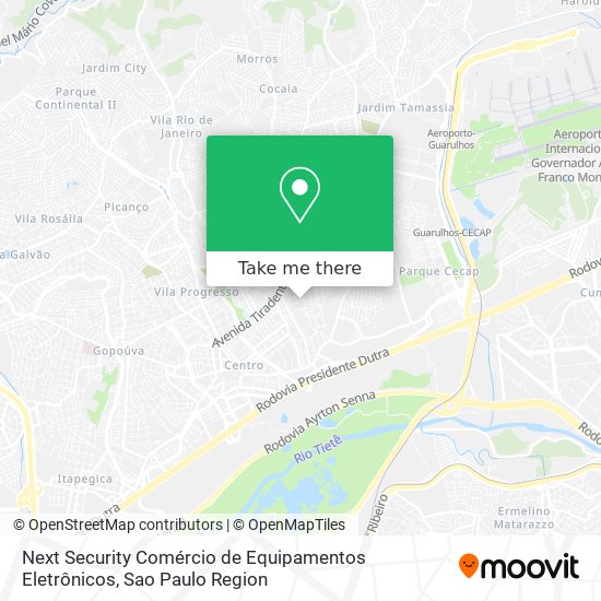 Next Security Comércio de Equipamentos Eletrônicos map