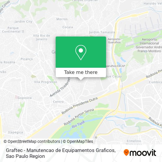 Graftec - Manutencao de Equipamentos Graficos map