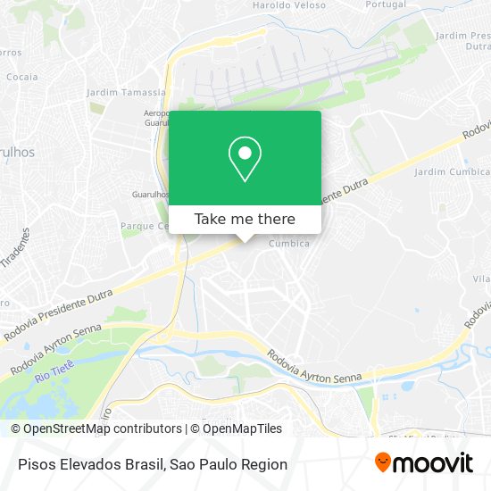 Pisos Elevados Brasil map