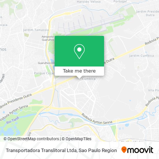 Transportadora Translitoral Ltda map
