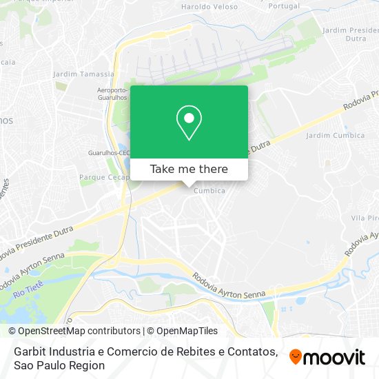 Garbit Industria e Comercio de Rebites e Contatos map