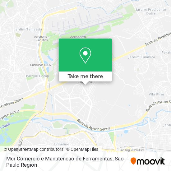 Mcr Comercio e Manutencao de Ferramentas map