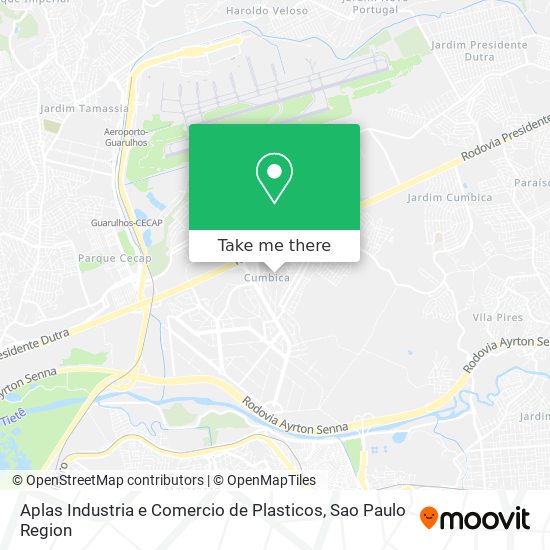 Aplas Industria e Comercio de Plasticos map