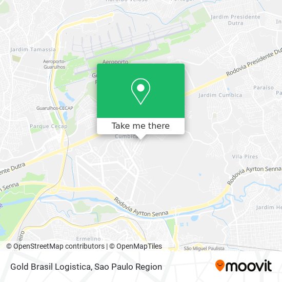 Mapa Gold Brasil Logistica