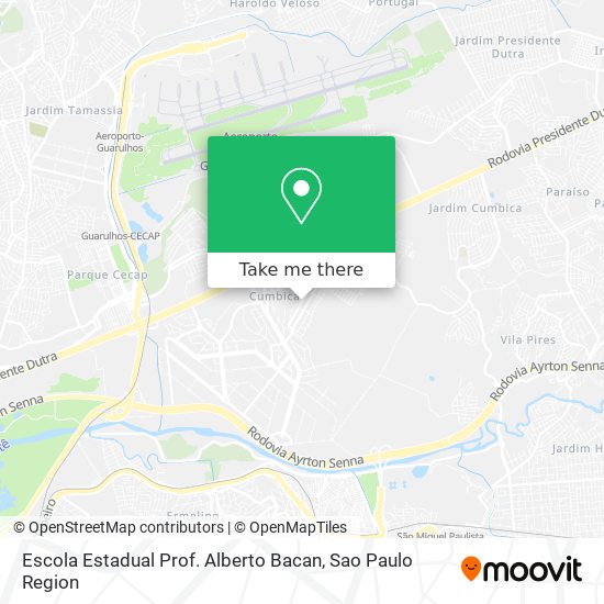 Escola Estadual Prof. Alberto Bacan map