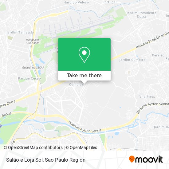 Salão e Loja Sol map
