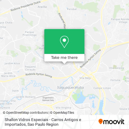 Shallon Vidros Especiais - Carros Antigos e Importados map