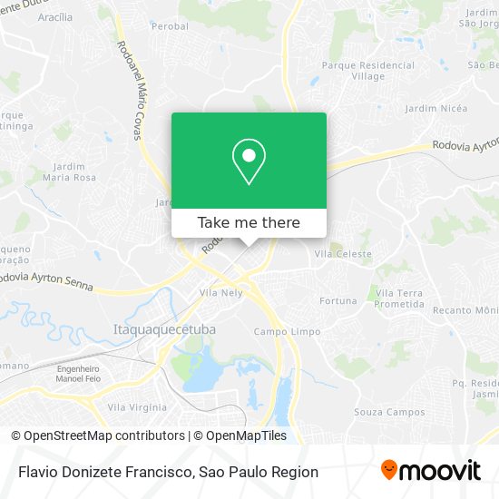 Flavio Donizete Francisco map