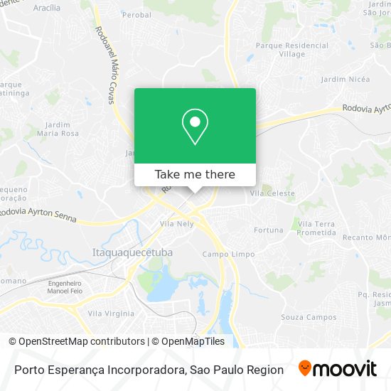 Porto Esperança Incorporadora map
