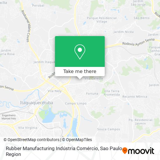 Mapa Rubber Manufacturing Indústria Comércio