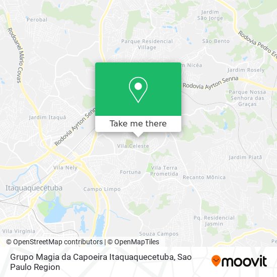 Grupo Magia da Capoeira Itaquaquecetuba map