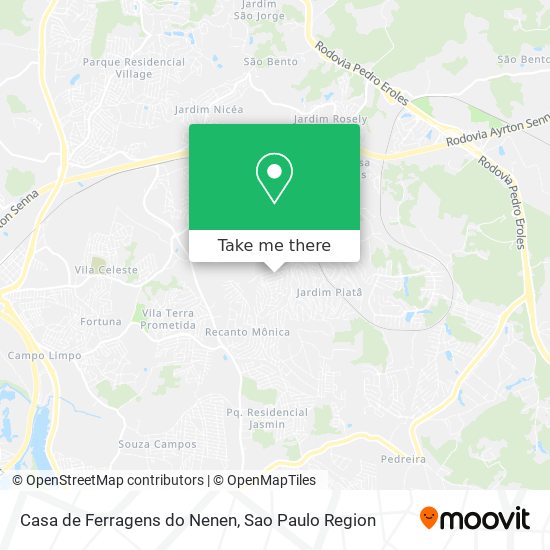 Casa de Ferragens do Nenen map