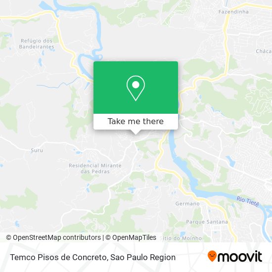 Temco Pisos de Concreto map