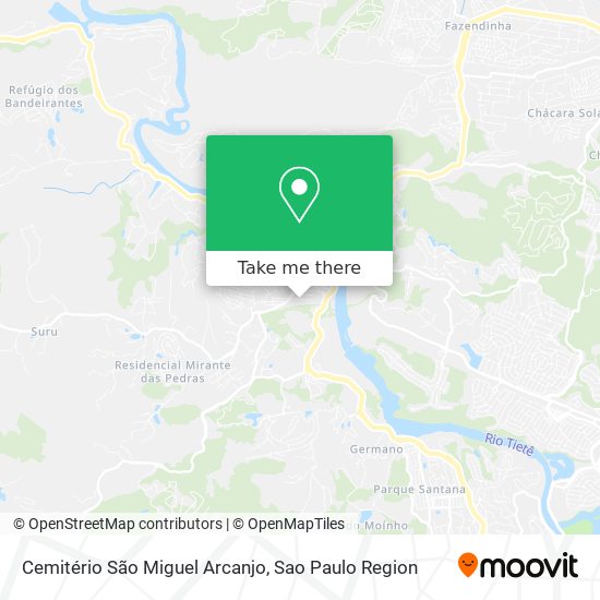 Mapa Cemitério São Miguel Arcanjo