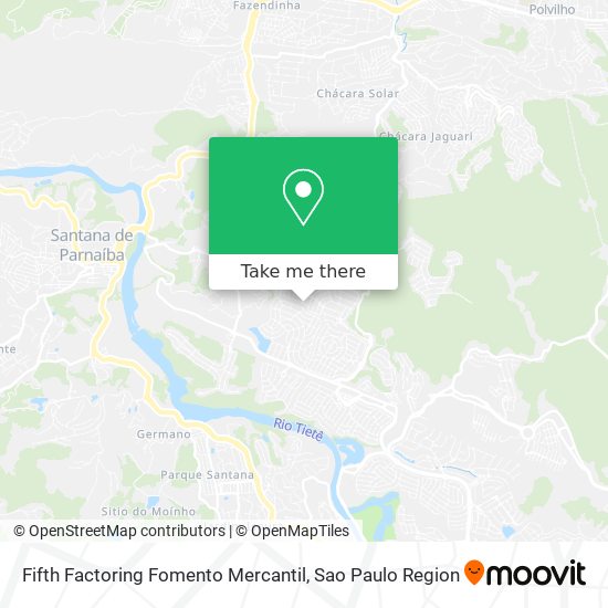 Mapa Fifth Factoring Fomento Mercantil