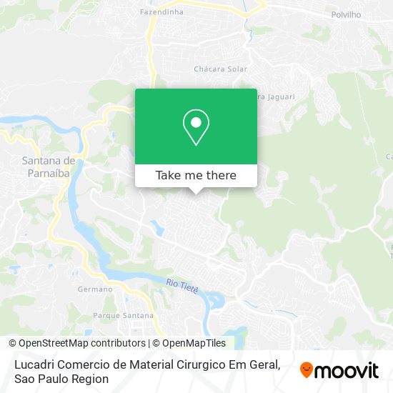 Lucadri Comercio de Material Cirurgico Em Geral map