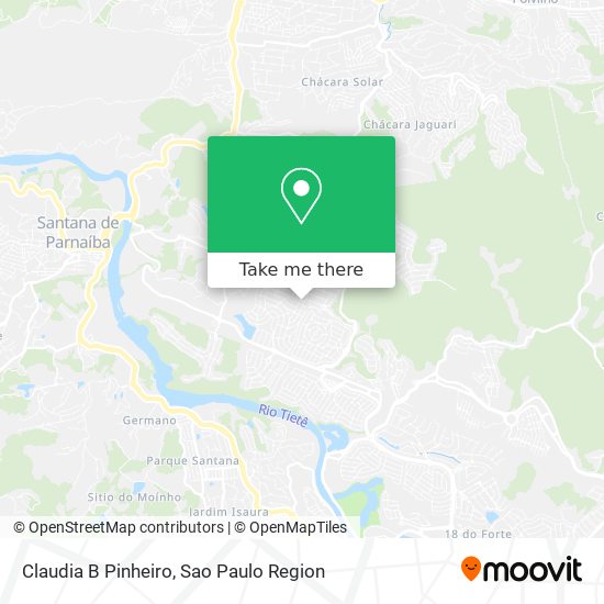 Claudia B Pinheiro map