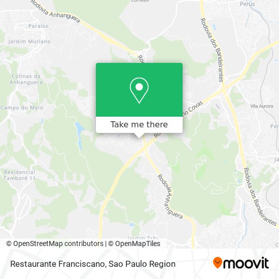 Mapa Restaurante Franciscano