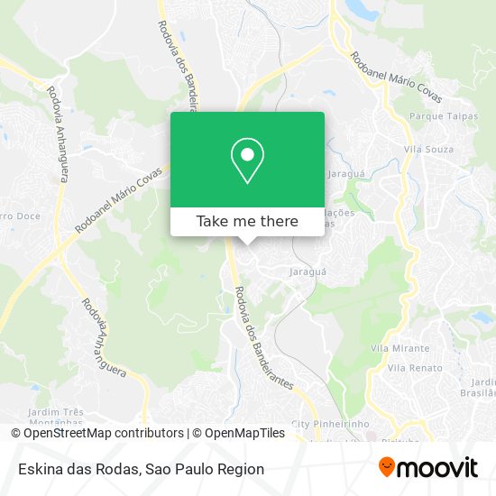 Eskina das Rodas map