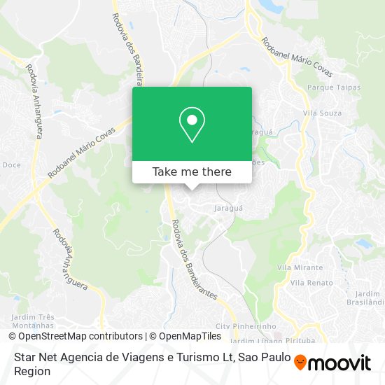 Star Net Agencia de Viagens e Turismo Lt map