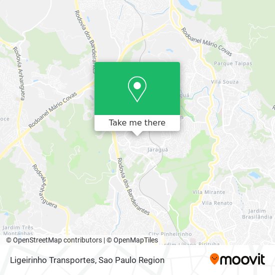 Ligeirinho Transportes map