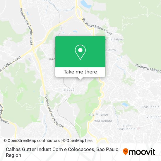 Calhas Gutter Indust Com e Colocacoes map