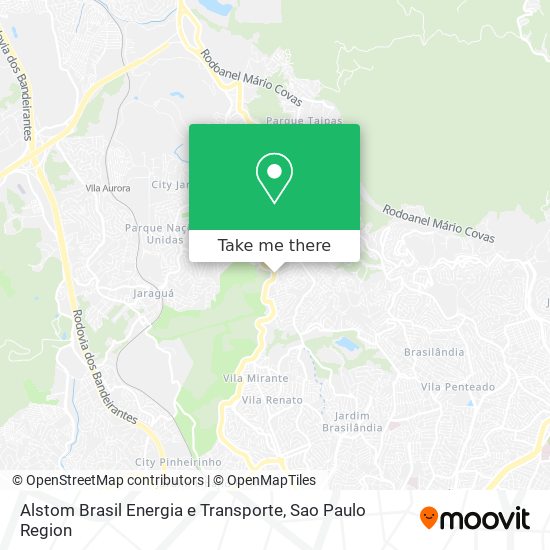 Alstom Brasil Energia e Transporte map