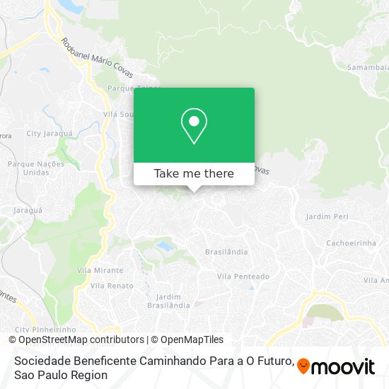 Mapa Sociedade Beneficente Caminhando Para a O Futuro