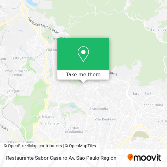 Mapa Restaurante Sabor Caseiro Av