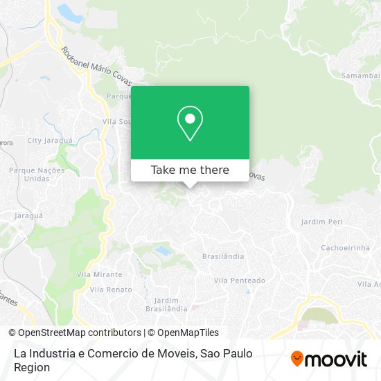 La Industria e Comercio de Moveis map