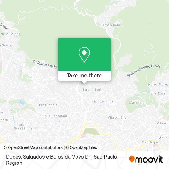 Doces, Salgados e Bolos da Vovó Dri map