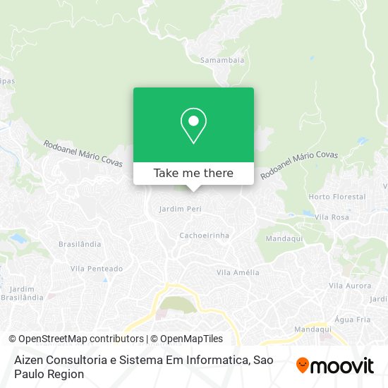 Mapa Aizen Consultoria e Sistema Em Informatica