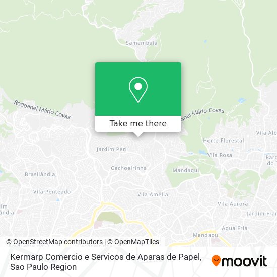 Kermarp Comercio e Servicos de Aparas de Papel map
