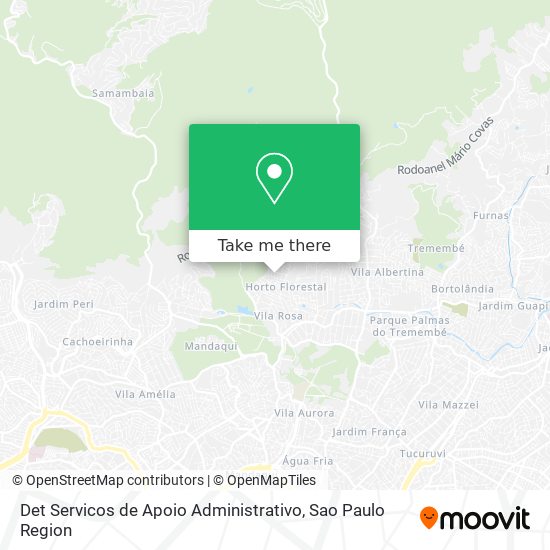 Det Servicos de Apoio Administrativo map