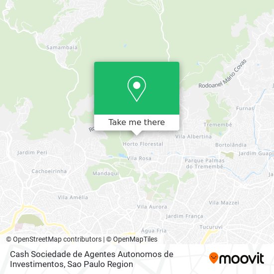 Cash Sociedade de Agentes Autonomos de Investimentos map