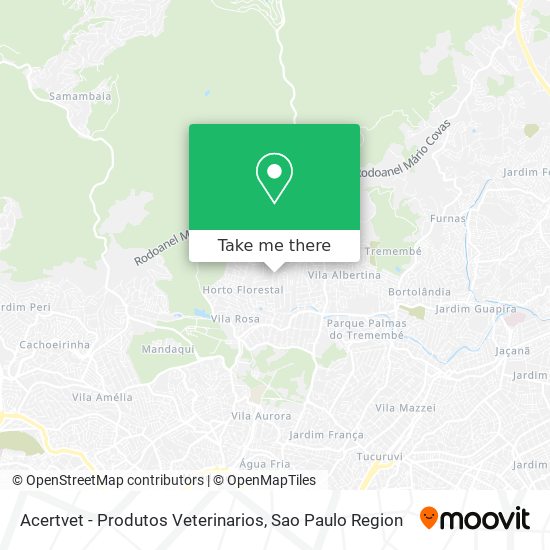 Acertvet - Produtos Veterinarios map