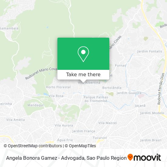 Mapa Angela Bonora Gamez - Advogada