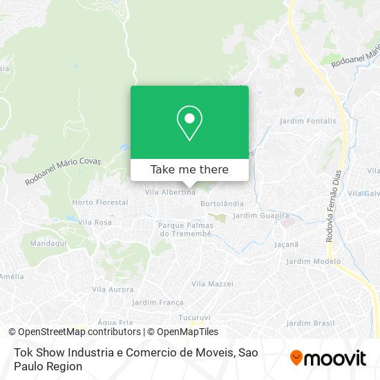 Tok Show Industria e Comercio de Moveis map