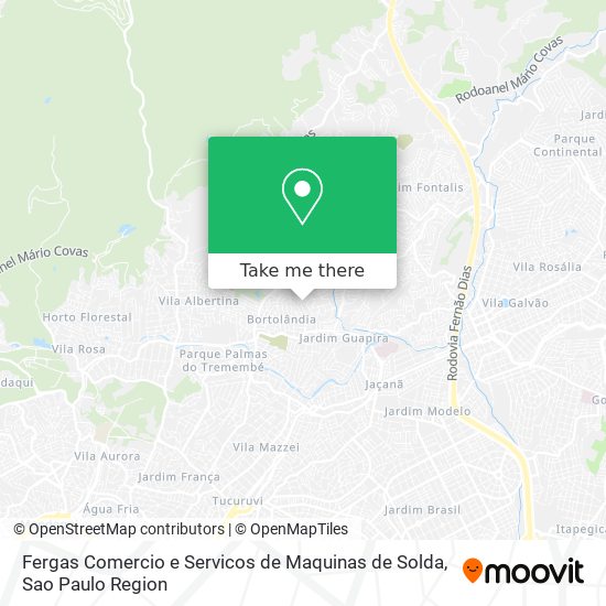 Fergas Comercio e Servicos de Maquinas de Solda map