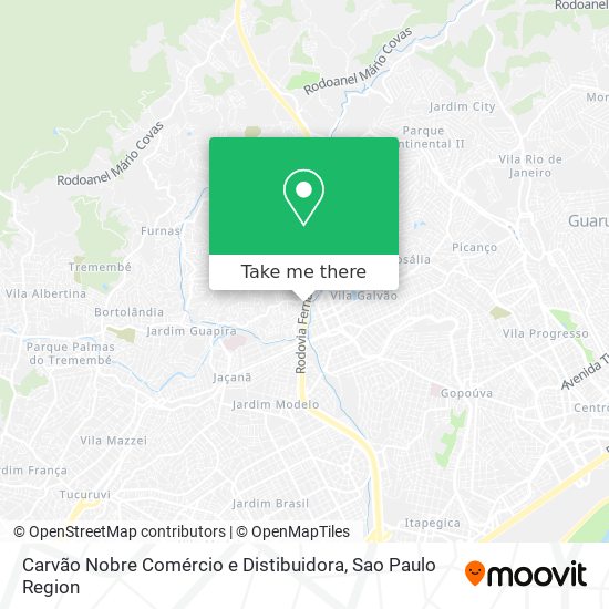 Carvão Nobre Comércio e Distibuidora map