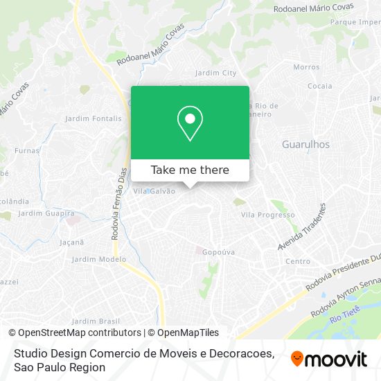 Studio Design Comercio de Moveis e Decoracoes map