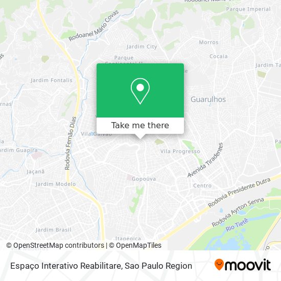 Espaço Interativo Reabilitare map