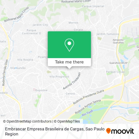 Mapa Embrascar Empresa Brasileira de Cargas