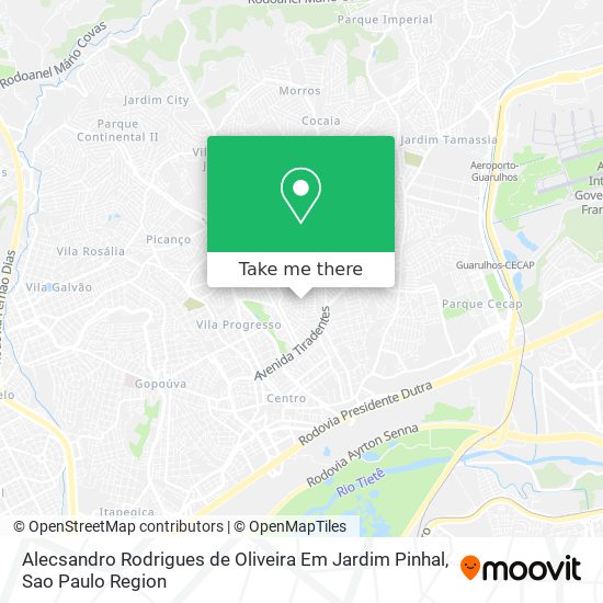 Alecsandro Rodrigues de Oliveira Em Jardim Pinhal map