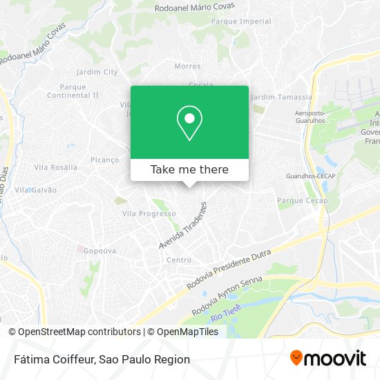 Mapa Fátima Coiffeur