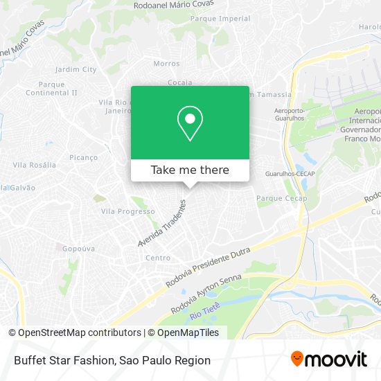 Buffet Star Fashion map