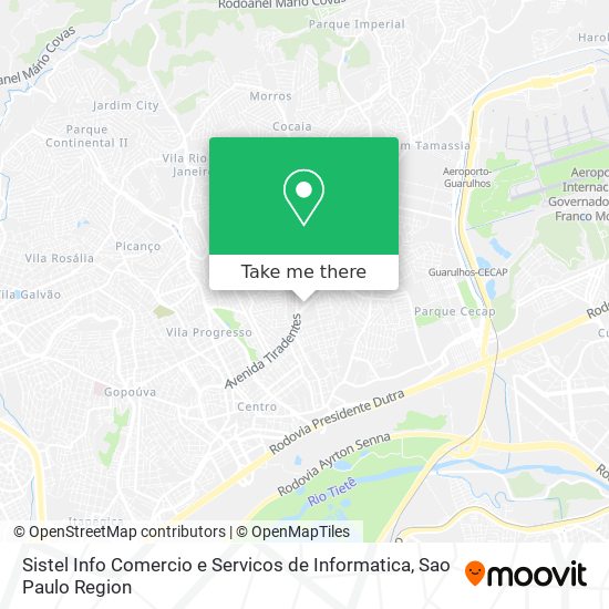Sistel Info Comercio e Servicos de Informatica map